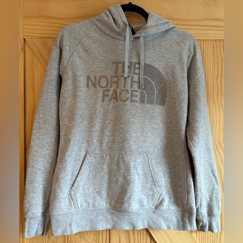 The North Face Light Gray Pullover Hoodie